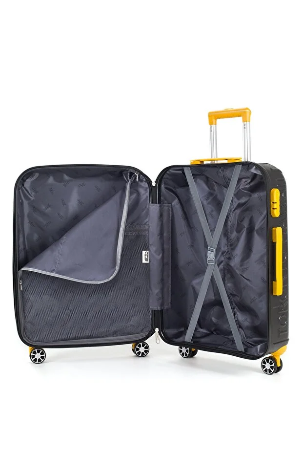 Ekstra Dayanıklı Kabin Ve Orta 2'li Valiz Seti